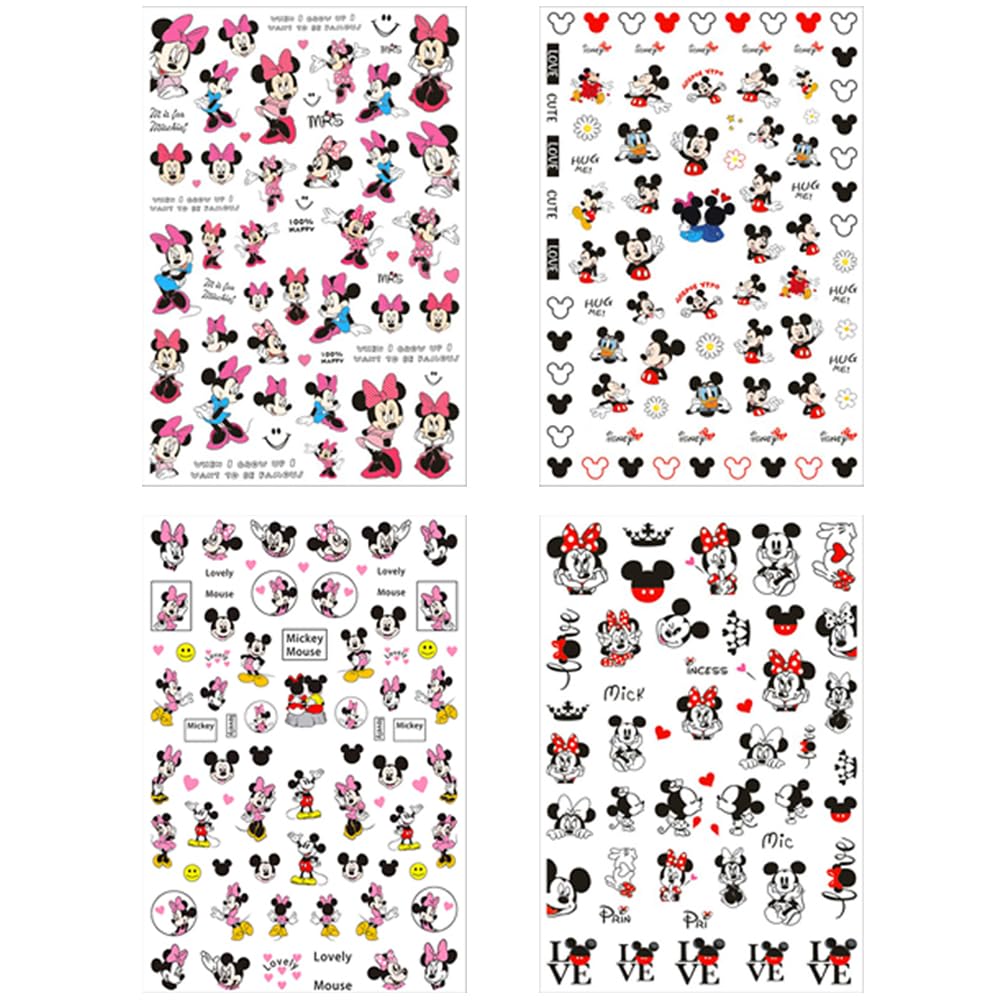 PDFADSK self-adhesive decals suitable for all nail types and top coat seal