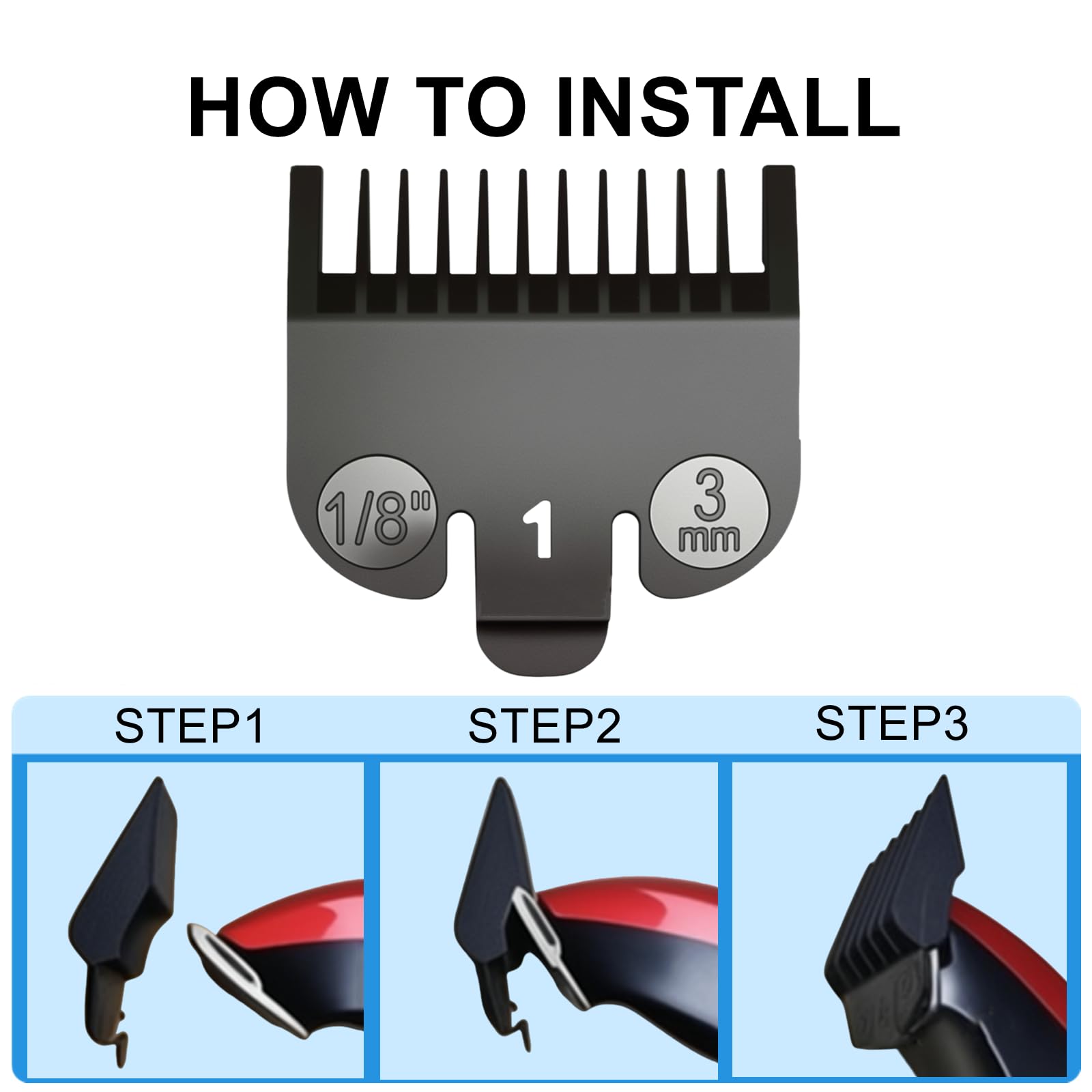Compatible with Wahl full-size clippers for versatile use.