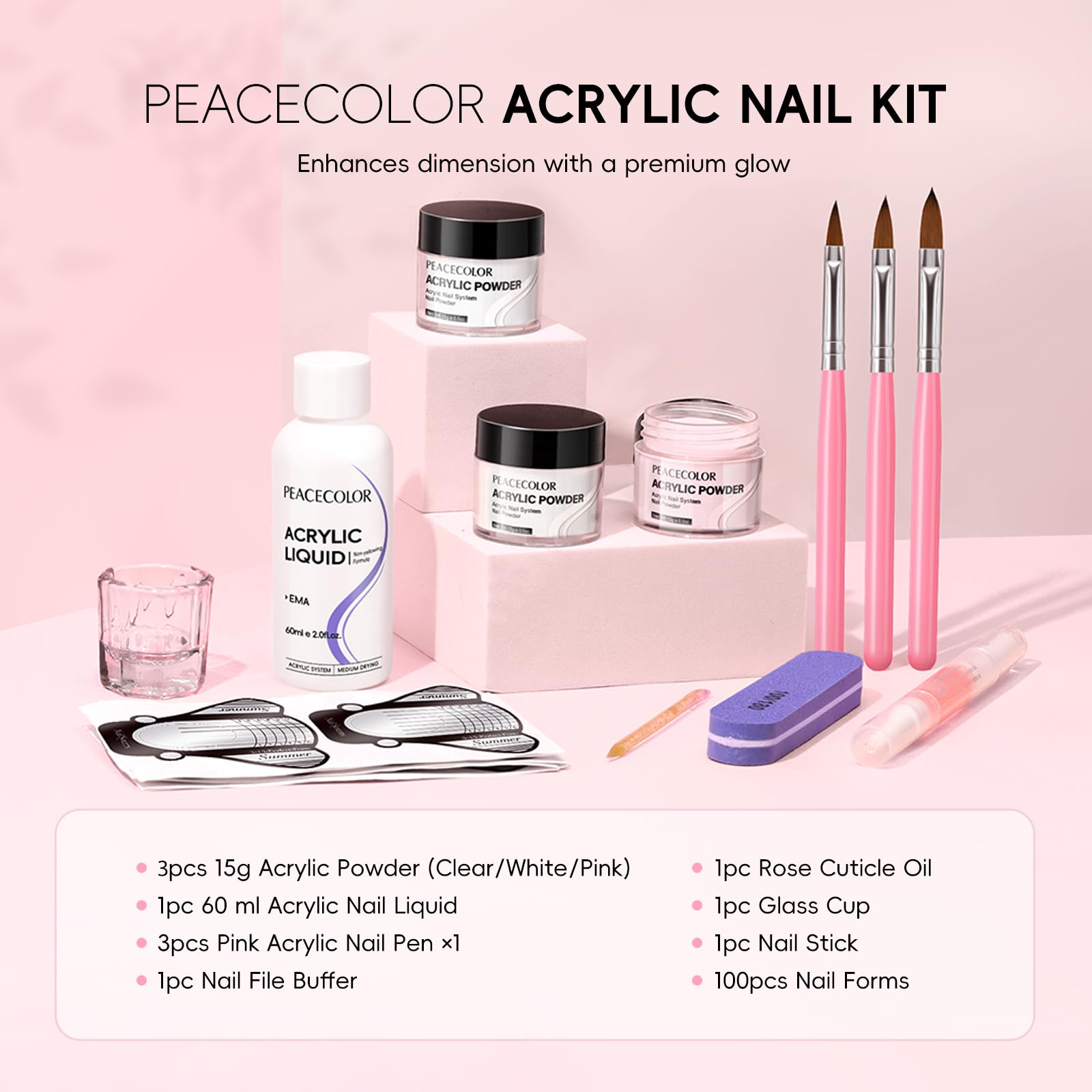PEACECOLOR beginner-friendly guide for at-home manicures.