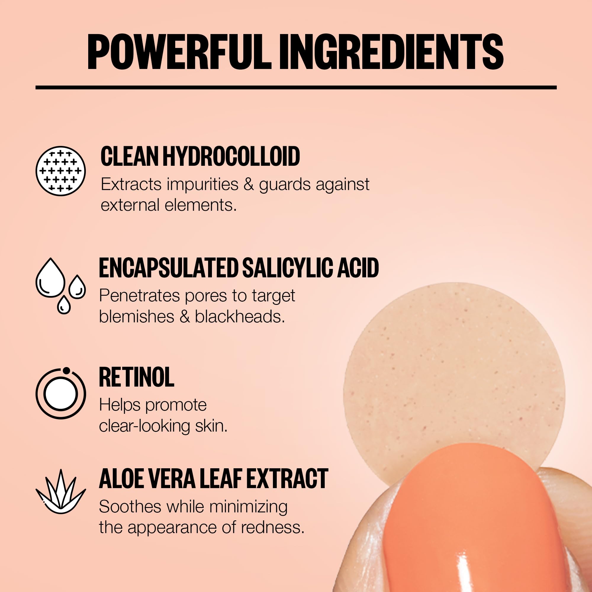 Peace Out Acne Healing Dots are suitable for overnight use.
