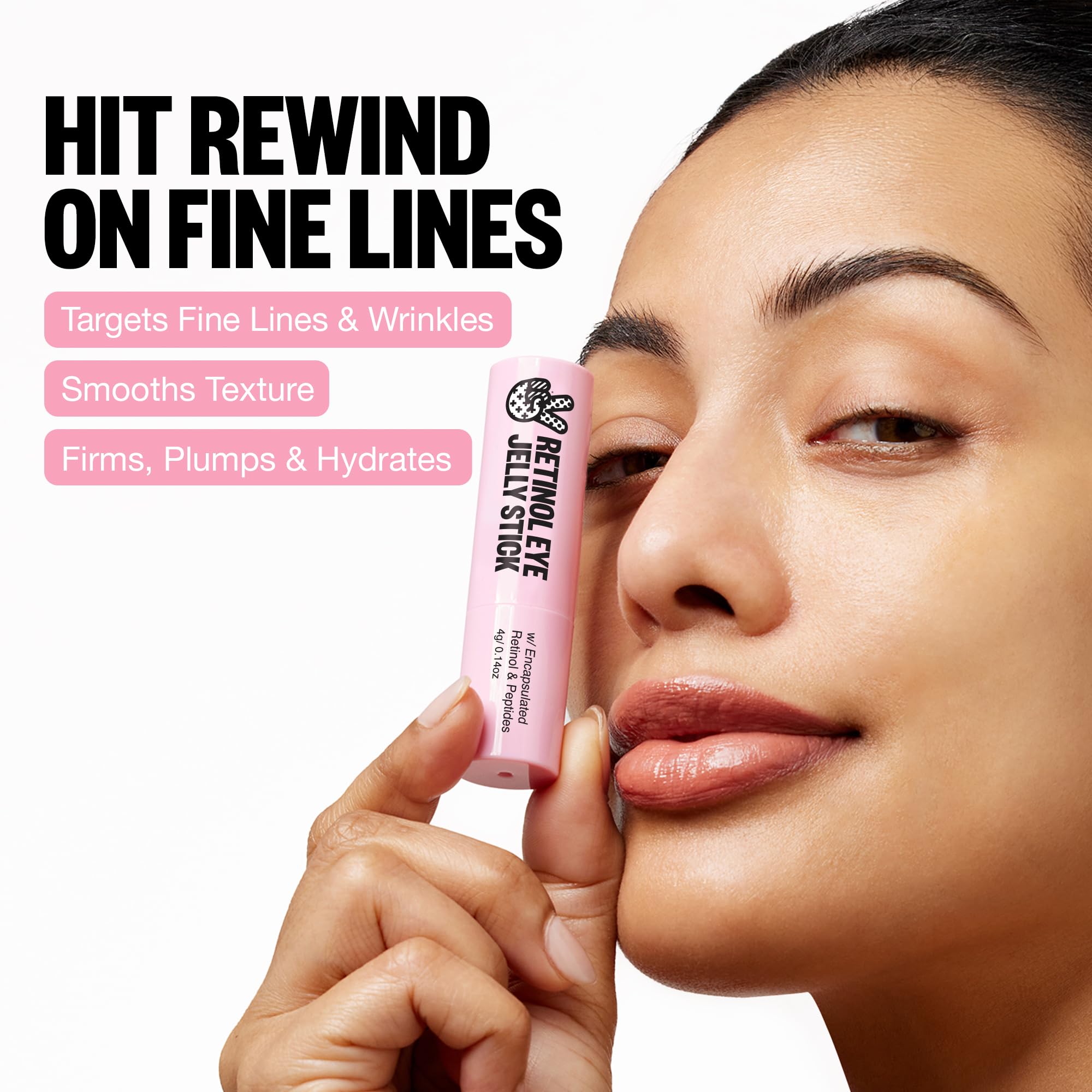 PEACE OUT encapsulated retinol releases slowly for gentle nightly renewal.