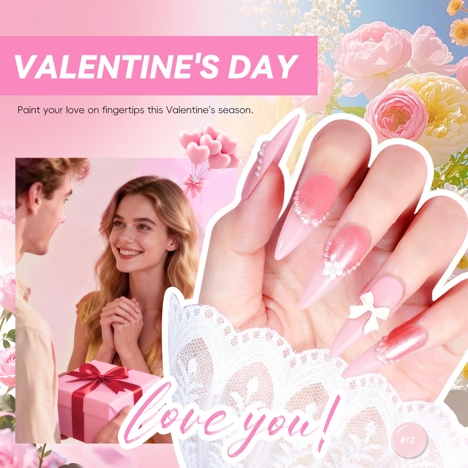 Peacecolor 55 colors gel polish palette for limitless spring and summer styles.