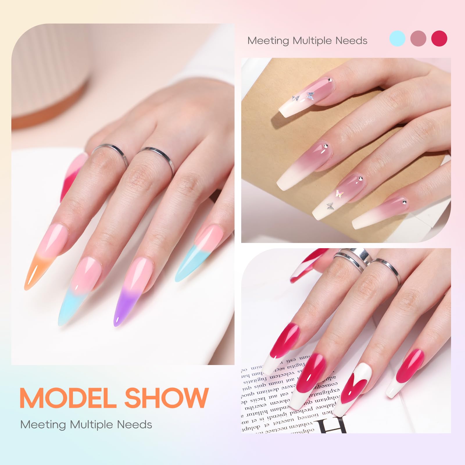 PEACECOLOR compact nail lamp for quick cures on all gel shades.