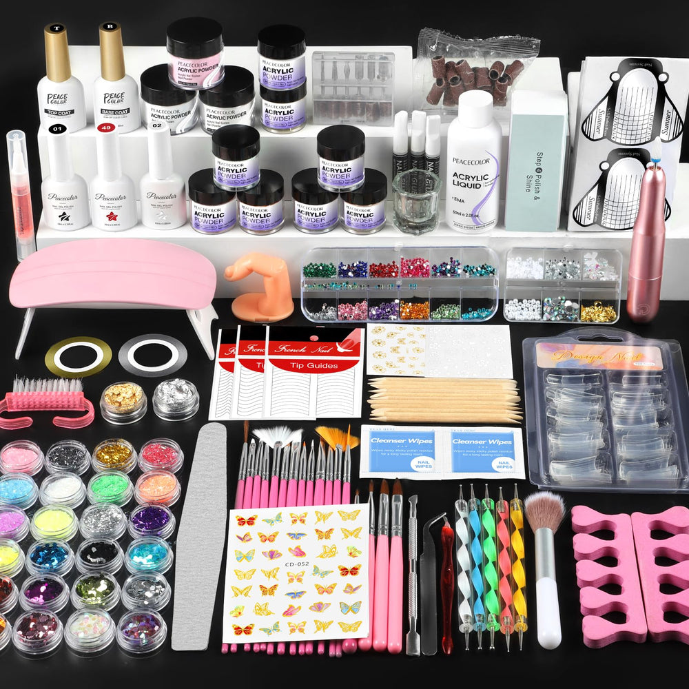 Ideal home gift set for beginners and nail enthusiasts.