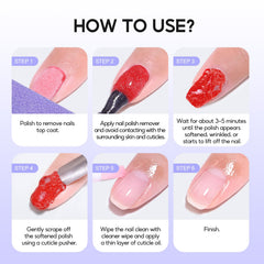 Empujador cutícula Peacecolor para preparar uñas con precisión