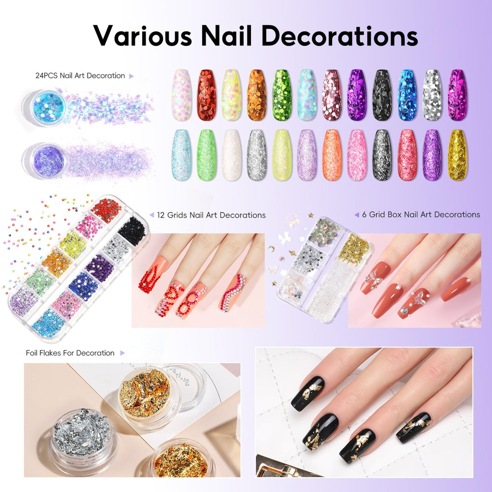 Three gel polishes expand color options beyond acrylics.
