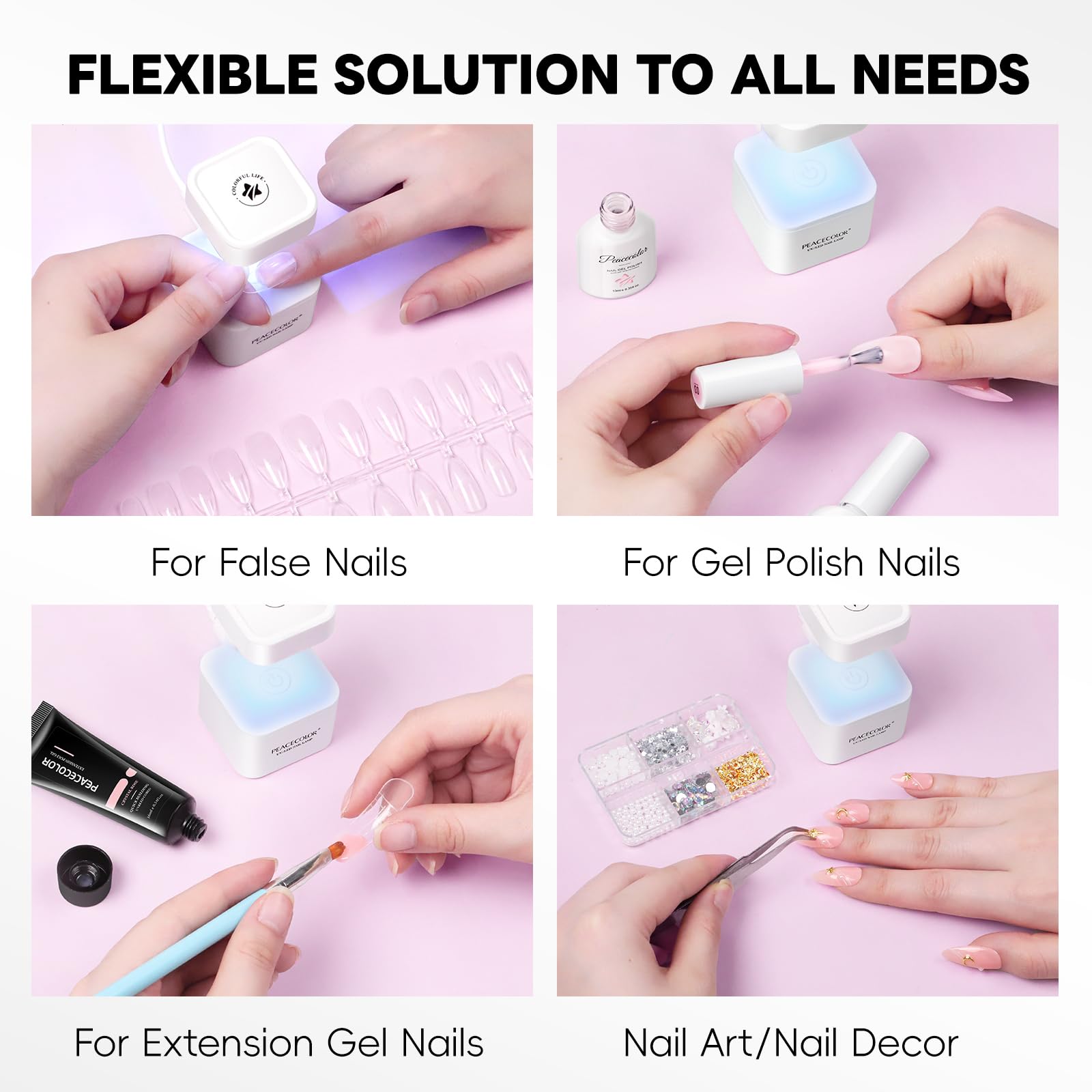PEACECOLOR Mini UV lamp LED beads enable even curing