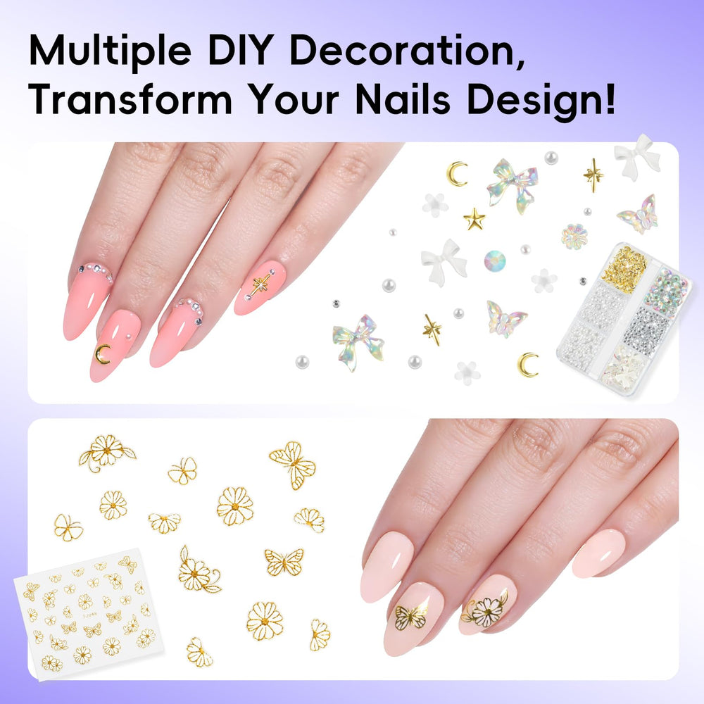 PEACECOLOR nail extension tools set for DIY nail art at home.