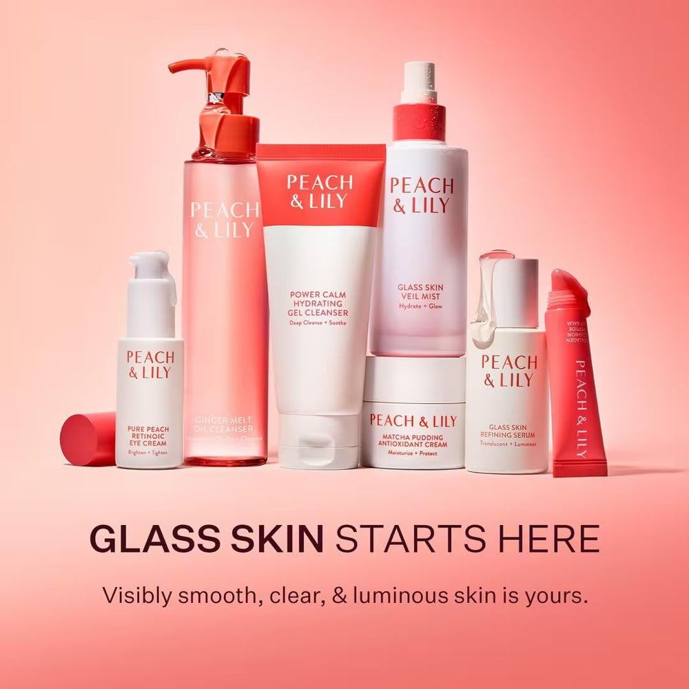 Peach & Lily Glass Skin Veil Mist reishi mushroom calming hydration.