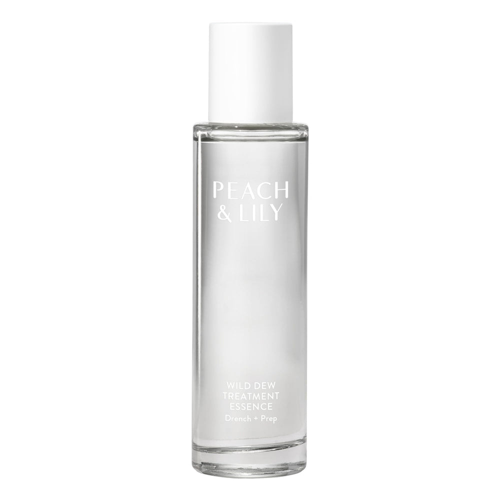 Peach & Lily Wild Dew Essence bottle for featherlight hydration and dewy glow