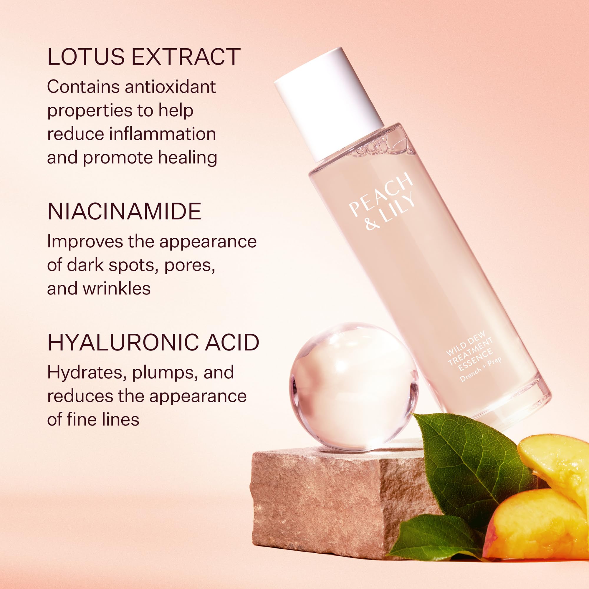 Close-up of Wild Dew Essence texture delivering lightweight hydration