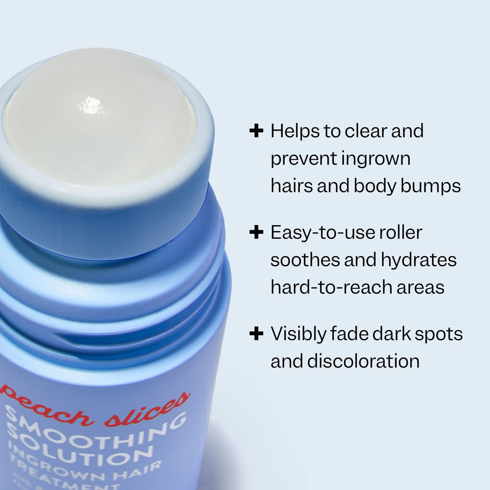 Peach Slices 360 roller technology offers precise, easy-glide application on tough-to-reach areas