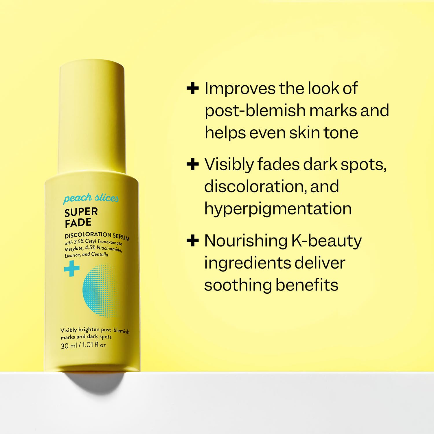 Botánicos de belleza coreana de Peach Slices ayudan a calmar irritaciones.