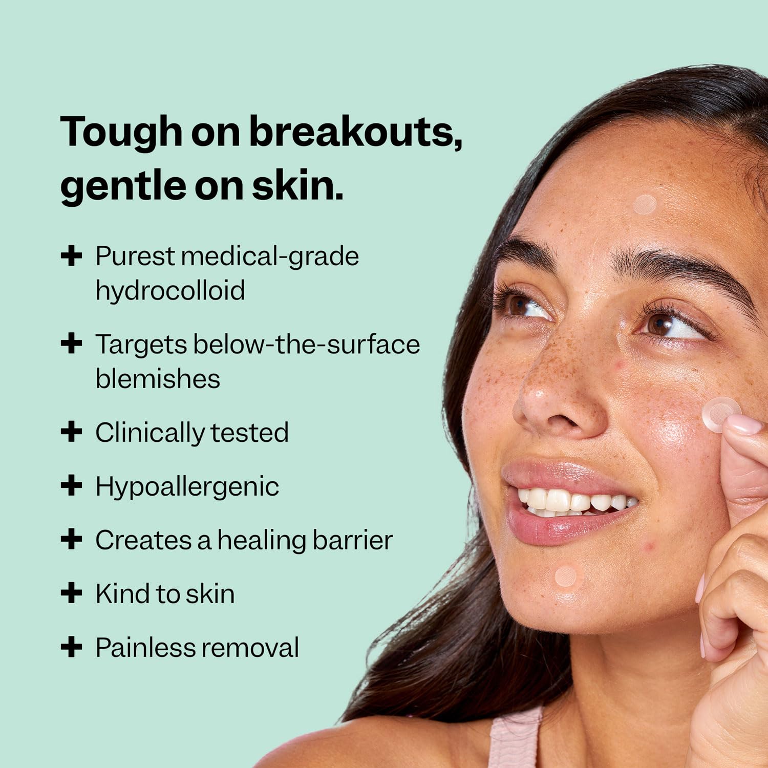 Peach Slices self-dissolving microdarts deliver actives directly to the blemish.