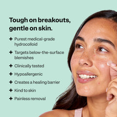 Peach Slices self-dissolving microdarts deliver actives directly to the blemish.