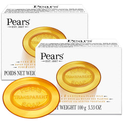 Pears jabon transparente ambar con glicerina, ideal para hidratacion suave