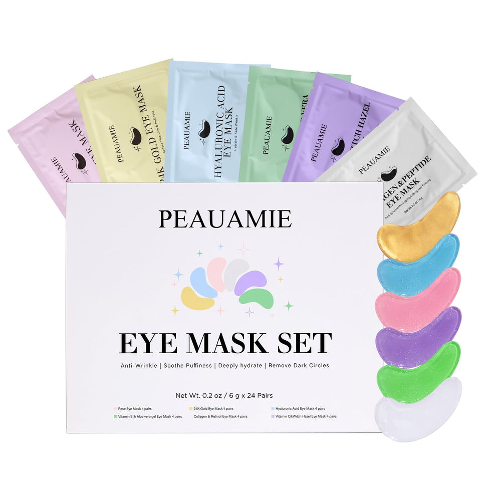 Peauamie collagen peptide eye patches provide cushiony texture for smooth under-eye skin