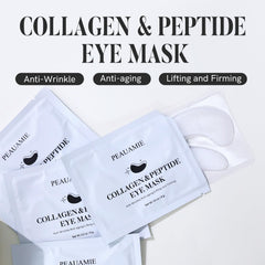 PEAUAMIE eye patches with adhesive oval shape, easy to apply.