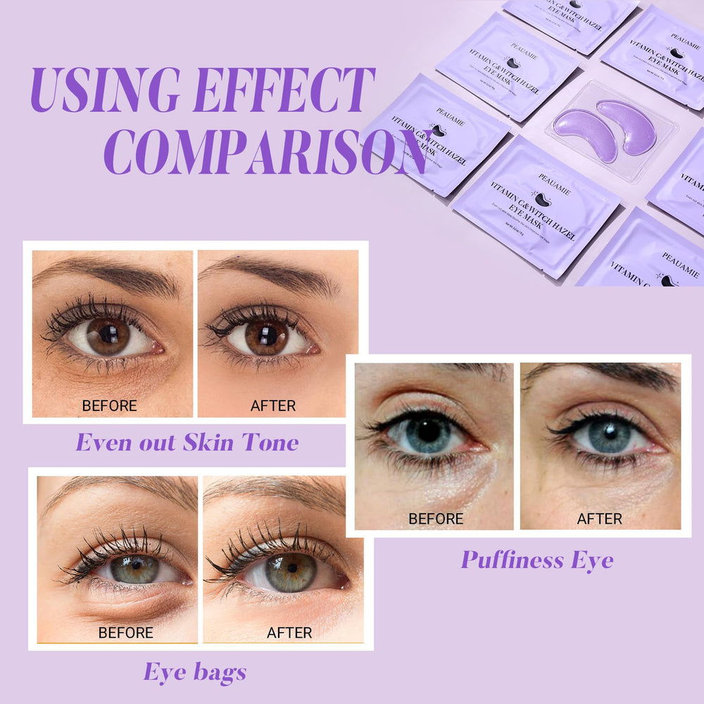 PEAUAMIE eye patches during use for a 15–20 minute break.
