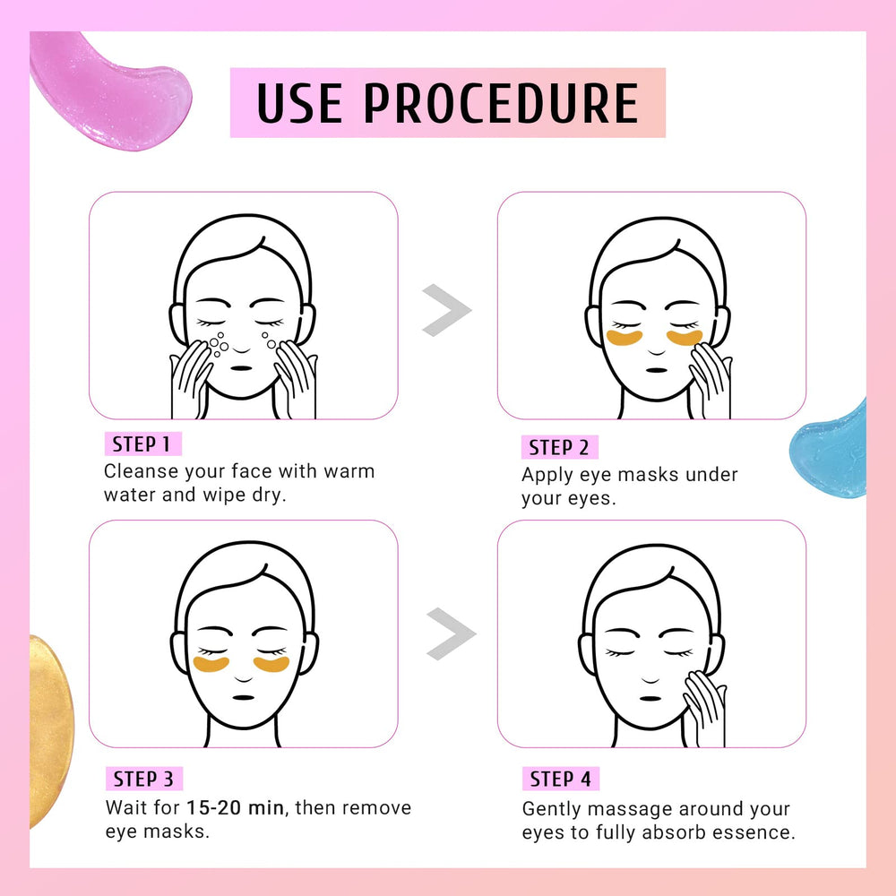 Parche Ojos Peauamie Rosa para reducir manchas oscuras