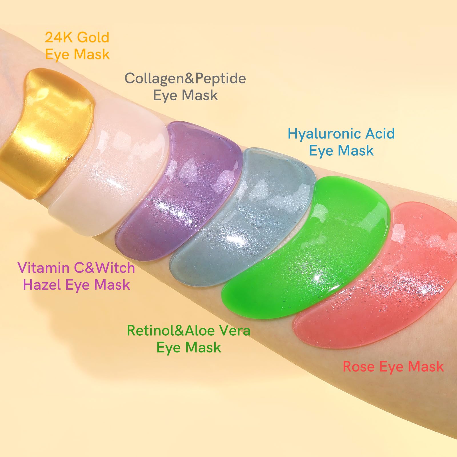 Peauamie retinol aloe vera eye patches offer soothing, revitalizing care