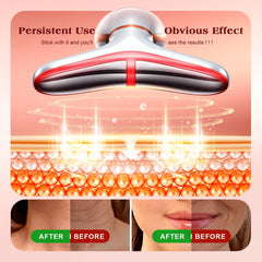 Pedete 7-color lights support targeted skincare routines.