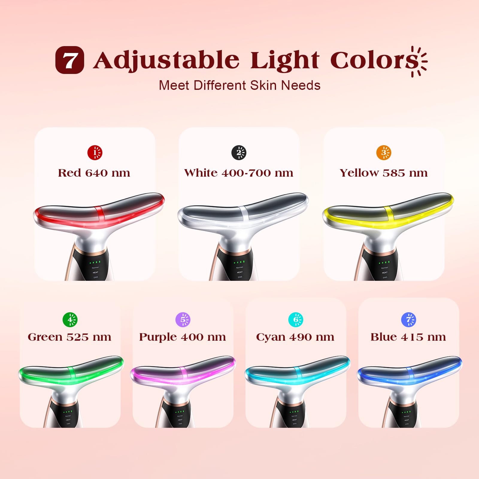 Pedete Massager curved head glides smoothly along contours.