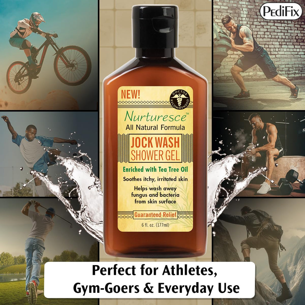 Pedifix Nurturesce Jock Wash ideal para atletas.