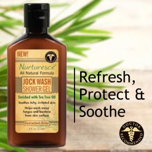 Pedifix Nurturesce Jock Wash sin parabenos ni sulfatos.