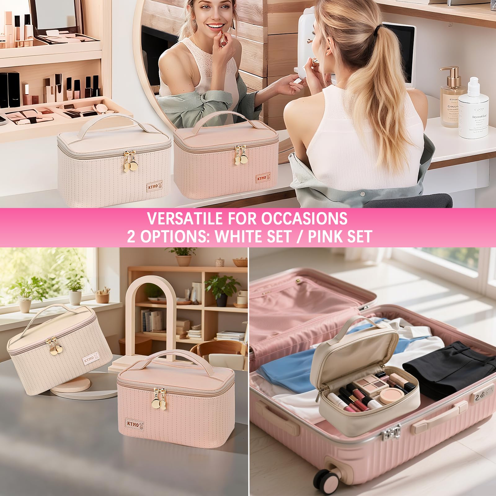 Peenice eyeliner and eyebrow pencil set enables precise definition.