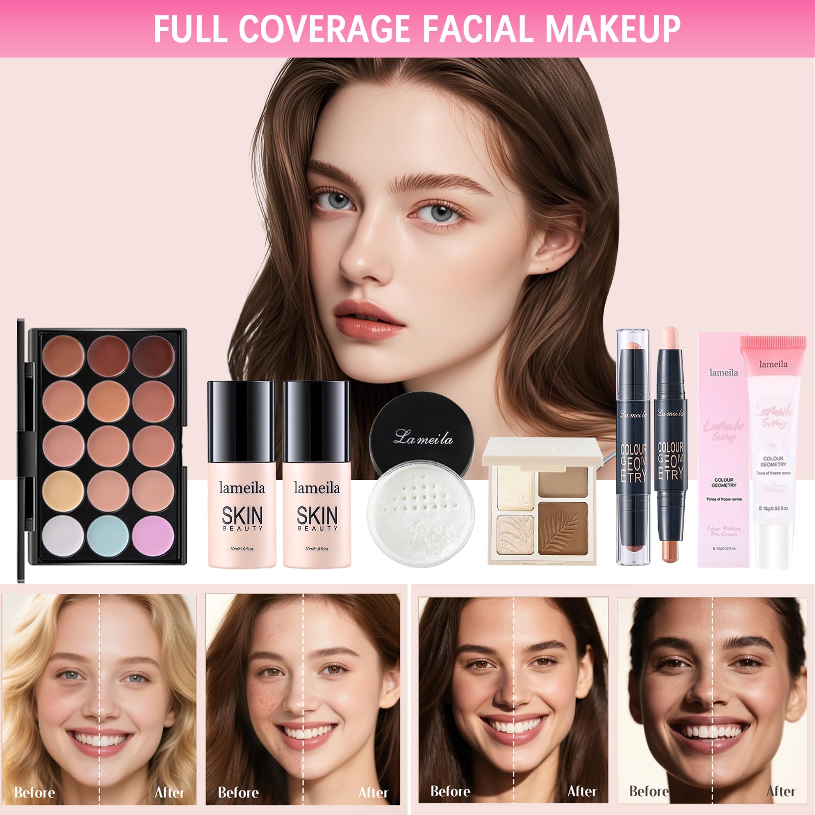 Peenice makeup sponge set delivers smooth blending and even application.