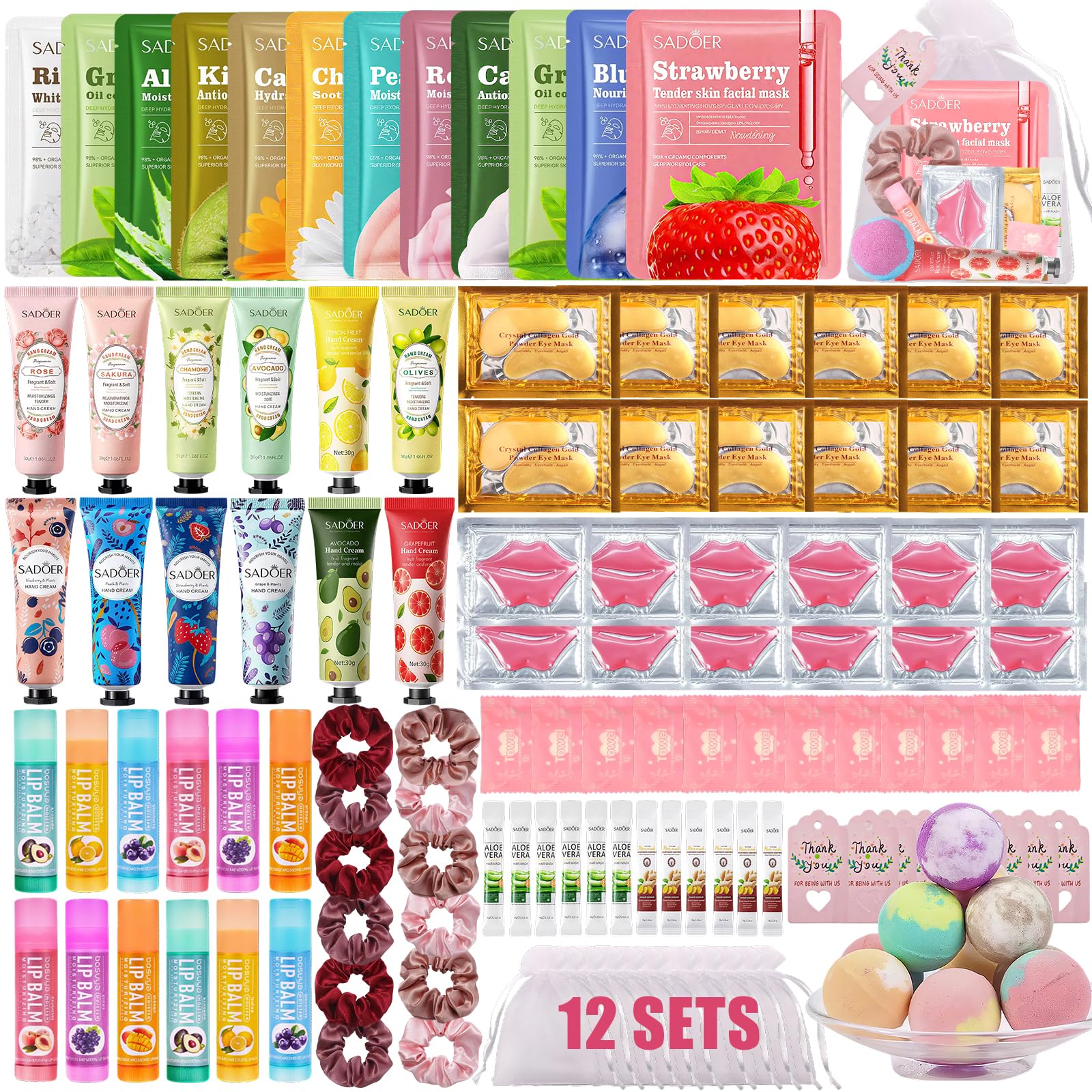 Peenice spa party face masks offer hydrating refreshment for the skin.