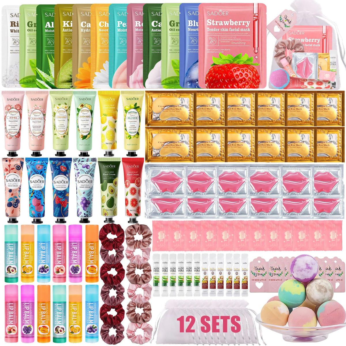 Peenice spa party face masks offer hydrating refreshment for the skin.