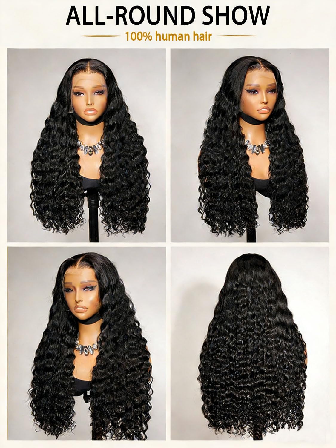 Peerless 13x6 lace front cap delivers generous parting space and comfort.