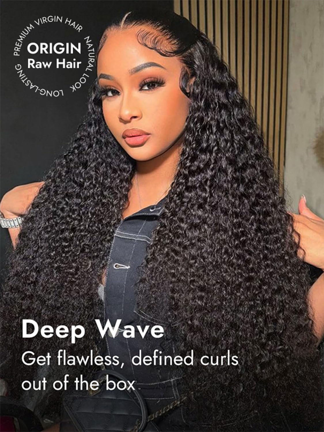 Peerless HD lace front wig with baby hair for seamless blend.