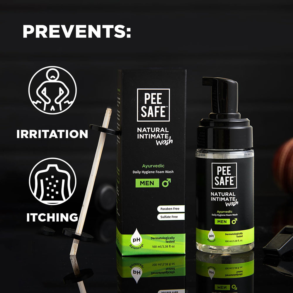 Pee Safe Jabon Íntimo Hombre, uso recomendado antes y después del encuentro íntimo.