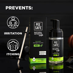 Pee Safe Jabon Íntimo Hombre, uso recomendado antes y después del encuentro íntimo.