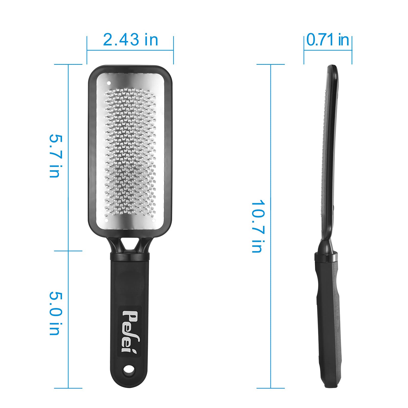 Pefei lightweight foot file designed for easy grip and control.
