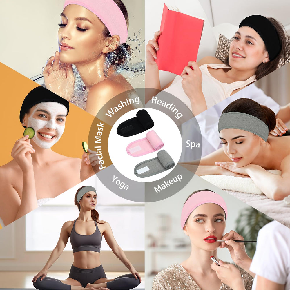 Pejnl headband makeup-application ideal for makeup sessions and masks.