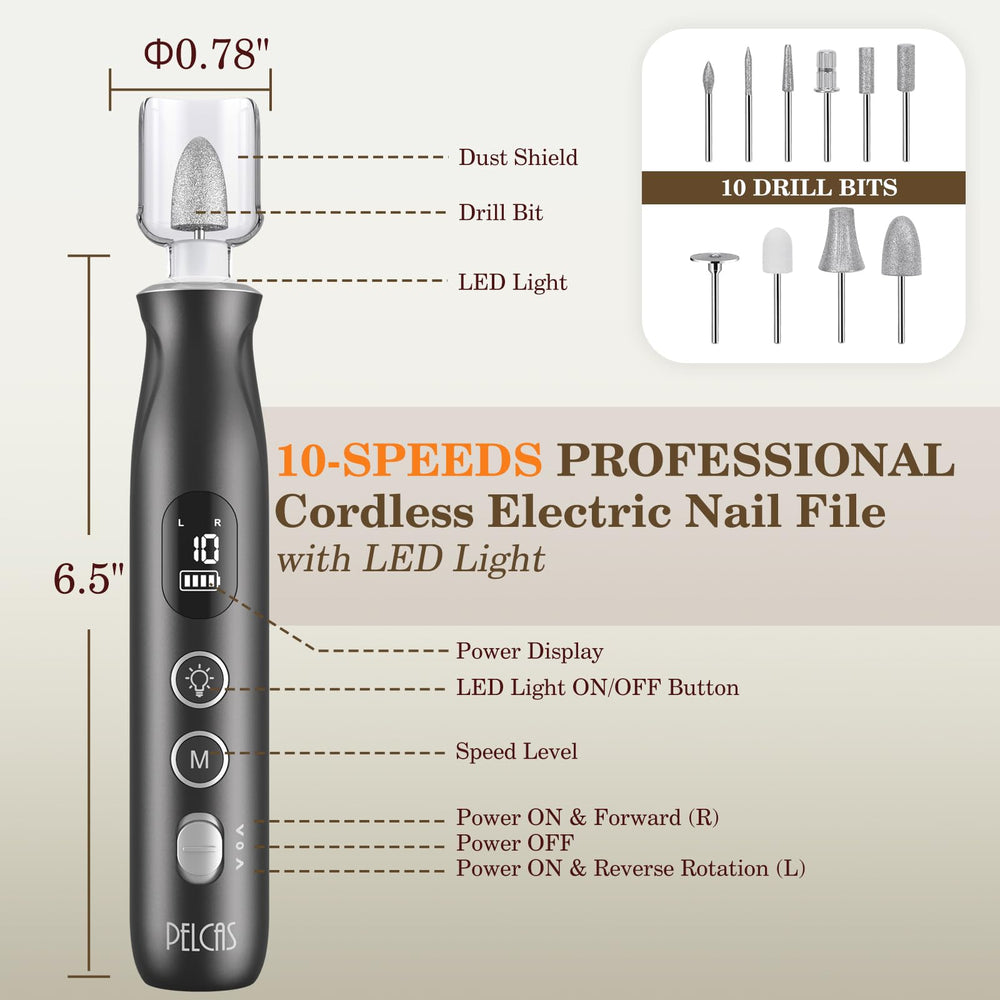 PEL CAS dust shield and cleaning brush for mess-free use