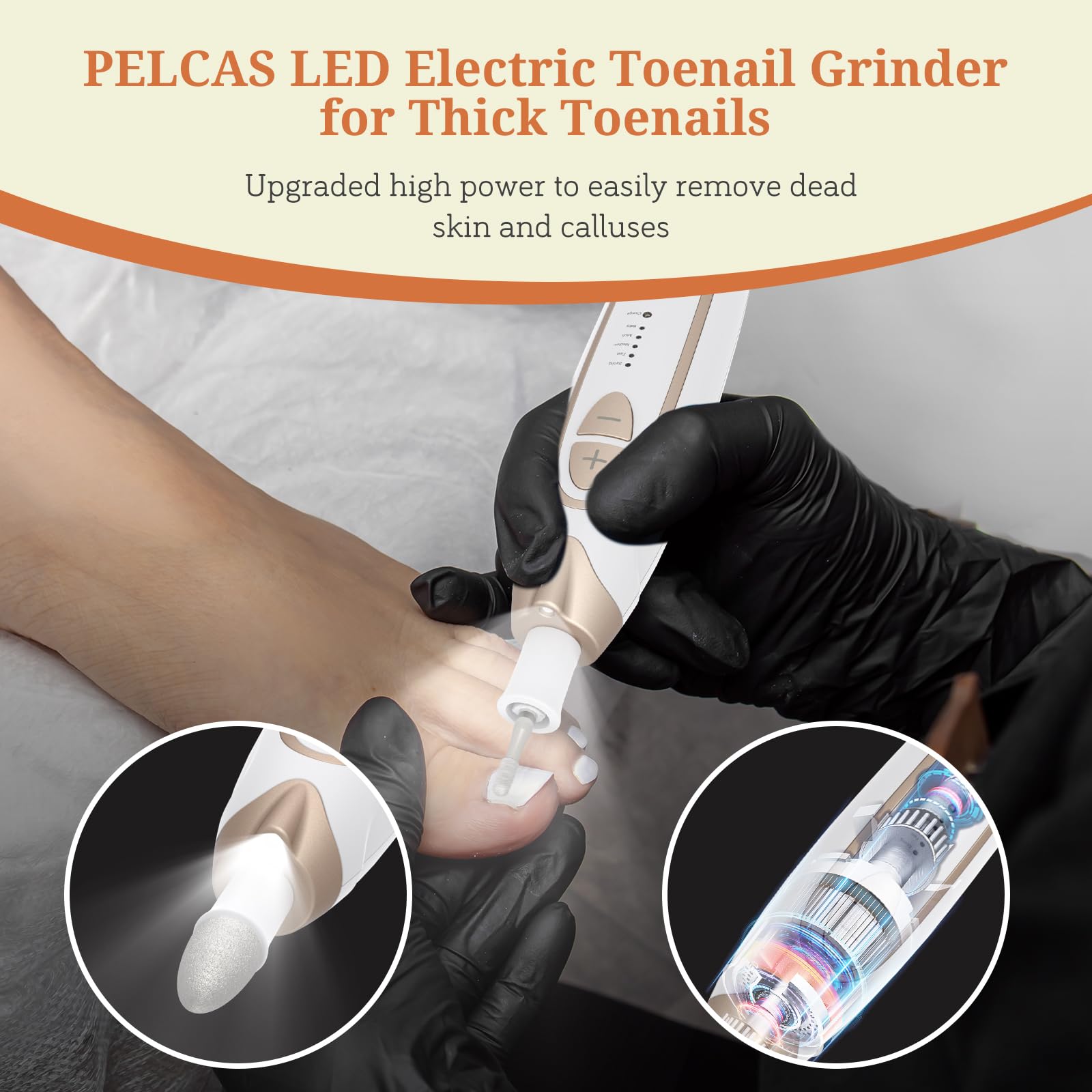 PELCA S clear dust shield and cleaning brush for tidy work area