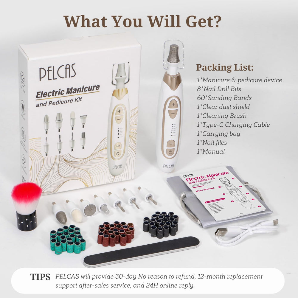 PELCA S ergonomic pen‑shaped design nail file for comfortable handling