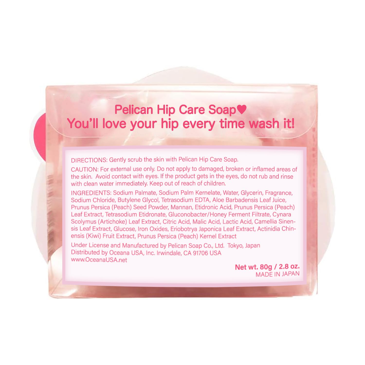 Pelican Soap peach fragrance bar for a fresh daily cleanse