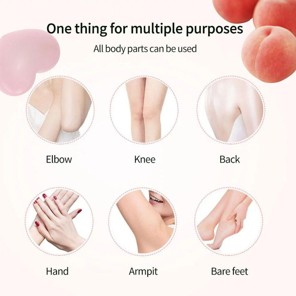 Pelican Soap peach leaf bar with mild exfoliation