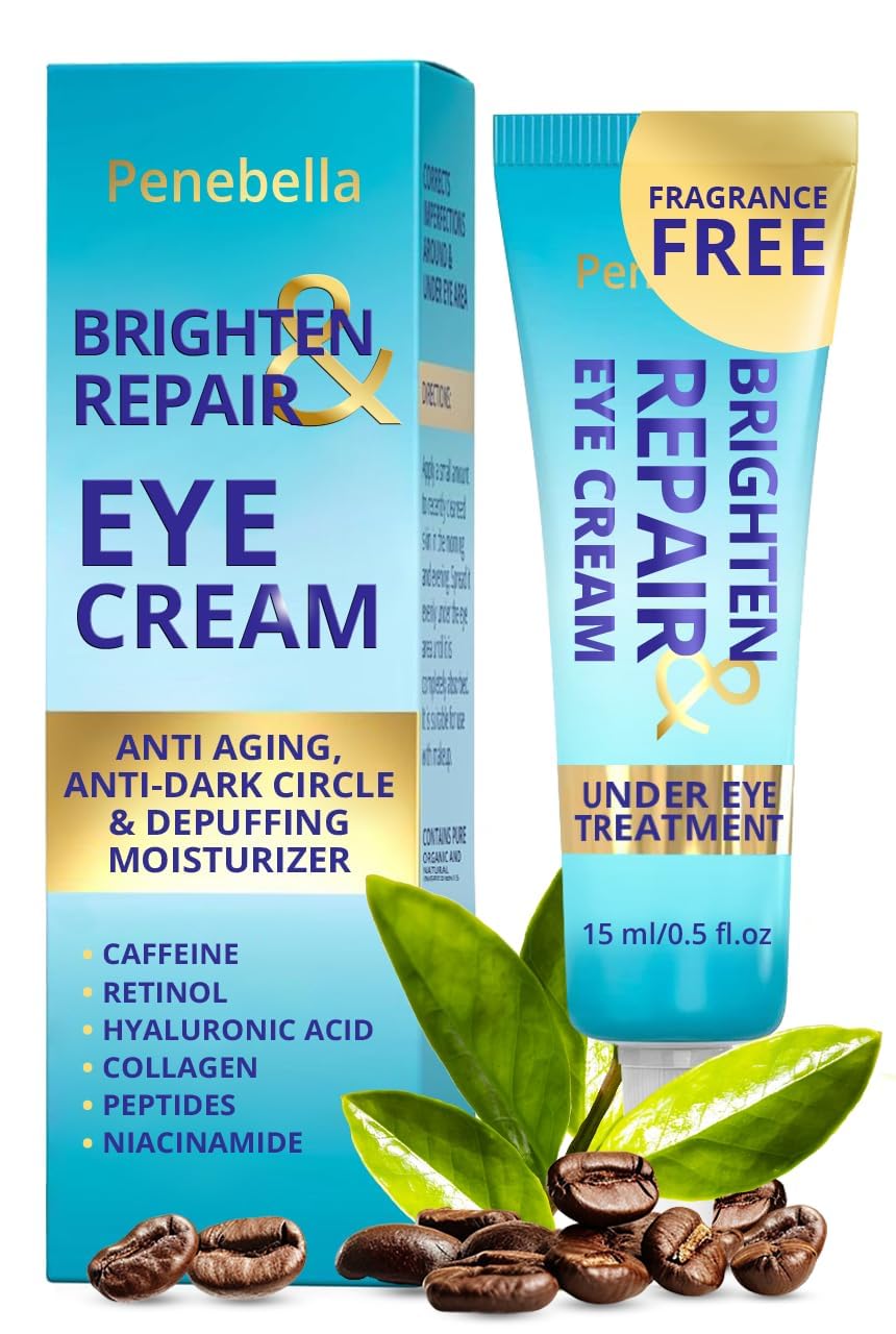 Penebella Under Eye Brightener cream close-up texture for smooth application
