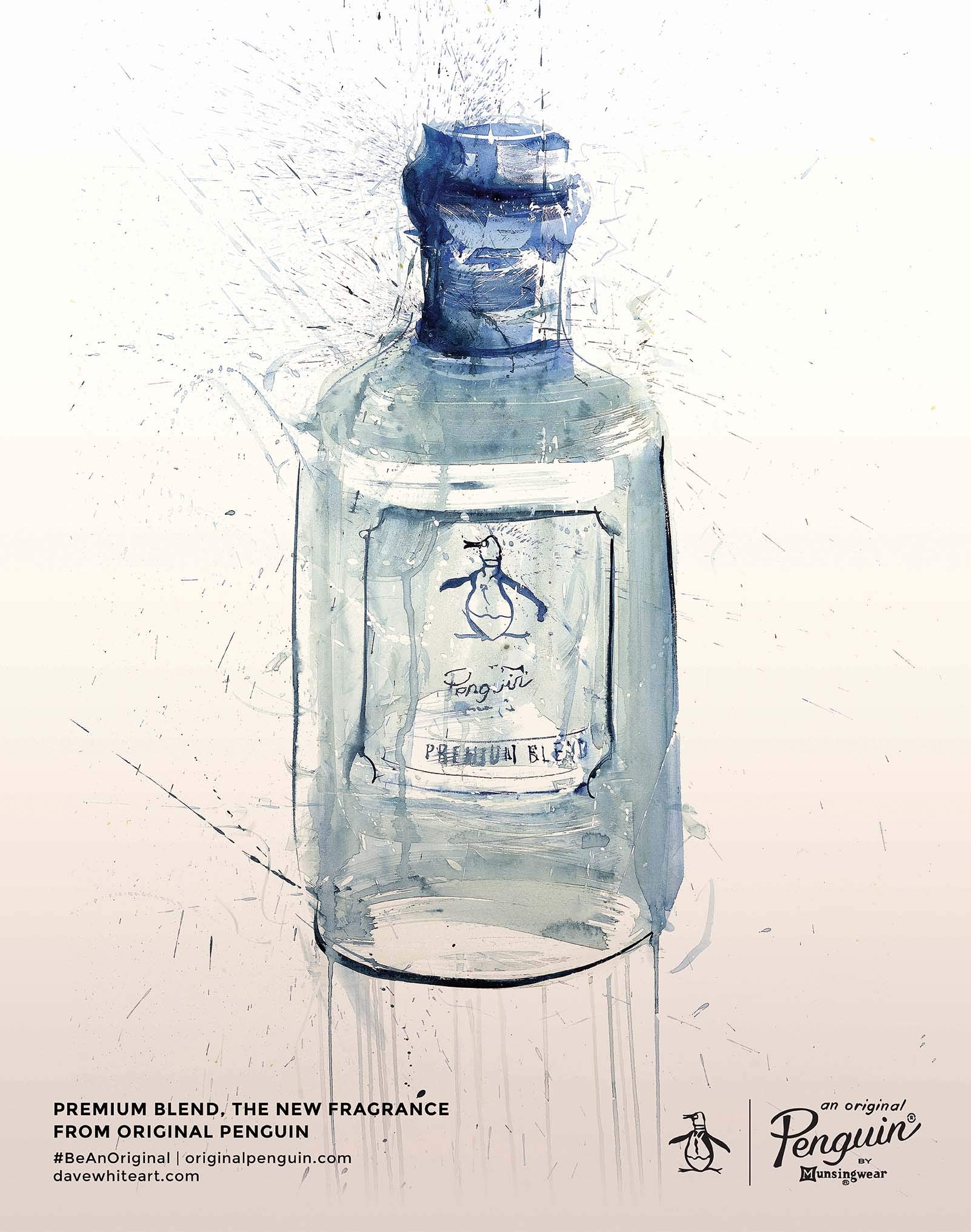 Original Penguin Premium Blend packaging box illustrating premium presentation and gift-ready appeal