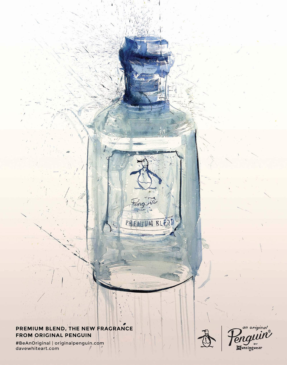 Original Penguin Premium Blend packaging box illustrating premium presentation and gift-ready appeal