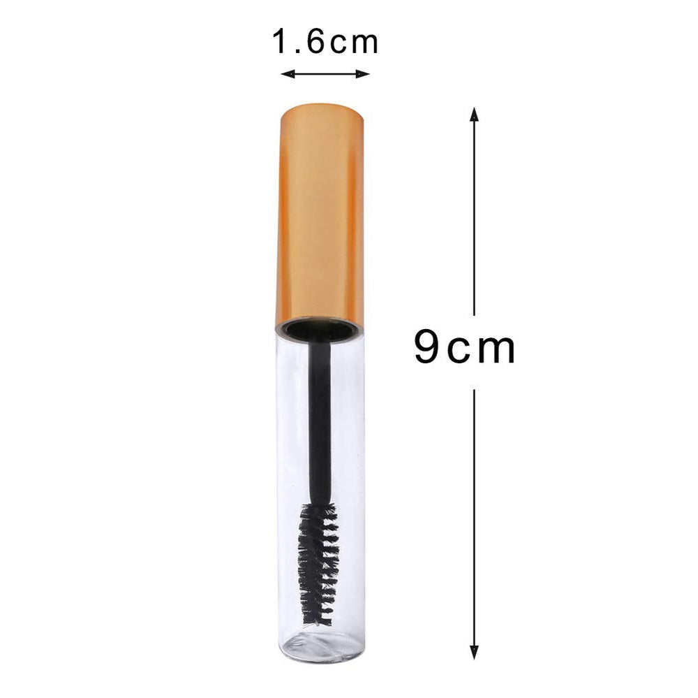 Pengxiaomei 10ml empty lip gloss tube with golden cap for travel