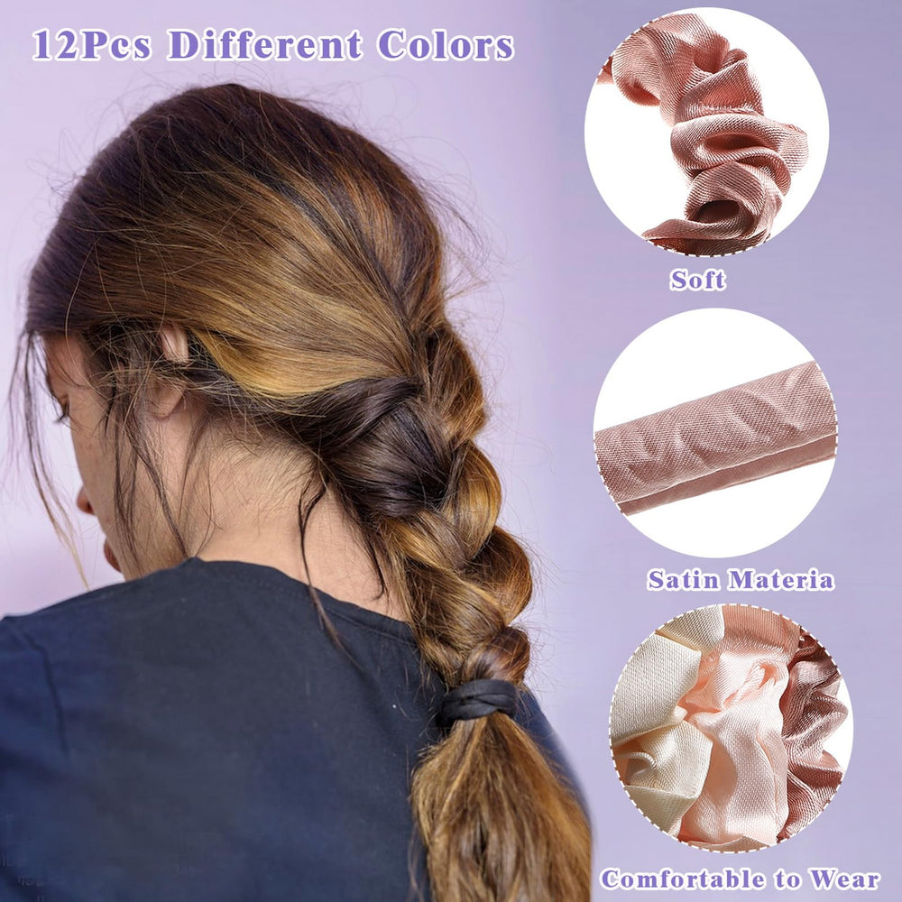 Pengxiaomei accesorios-cabello-satin-uso-diario: cómodo para casa, trabajo o deporte.