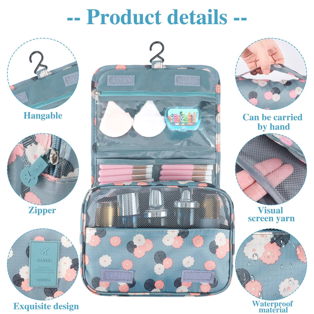 Pengxiaomei travel-ready toiletry bag with compact design for on-the-go trips.